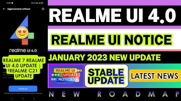 Realme January 2023 New Software Update List | Realme UI 4.0 Update | Realme UI New Notice