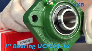 FYH Bearing UCF201 12mm Square Flanged Mounted Bearings by VXB