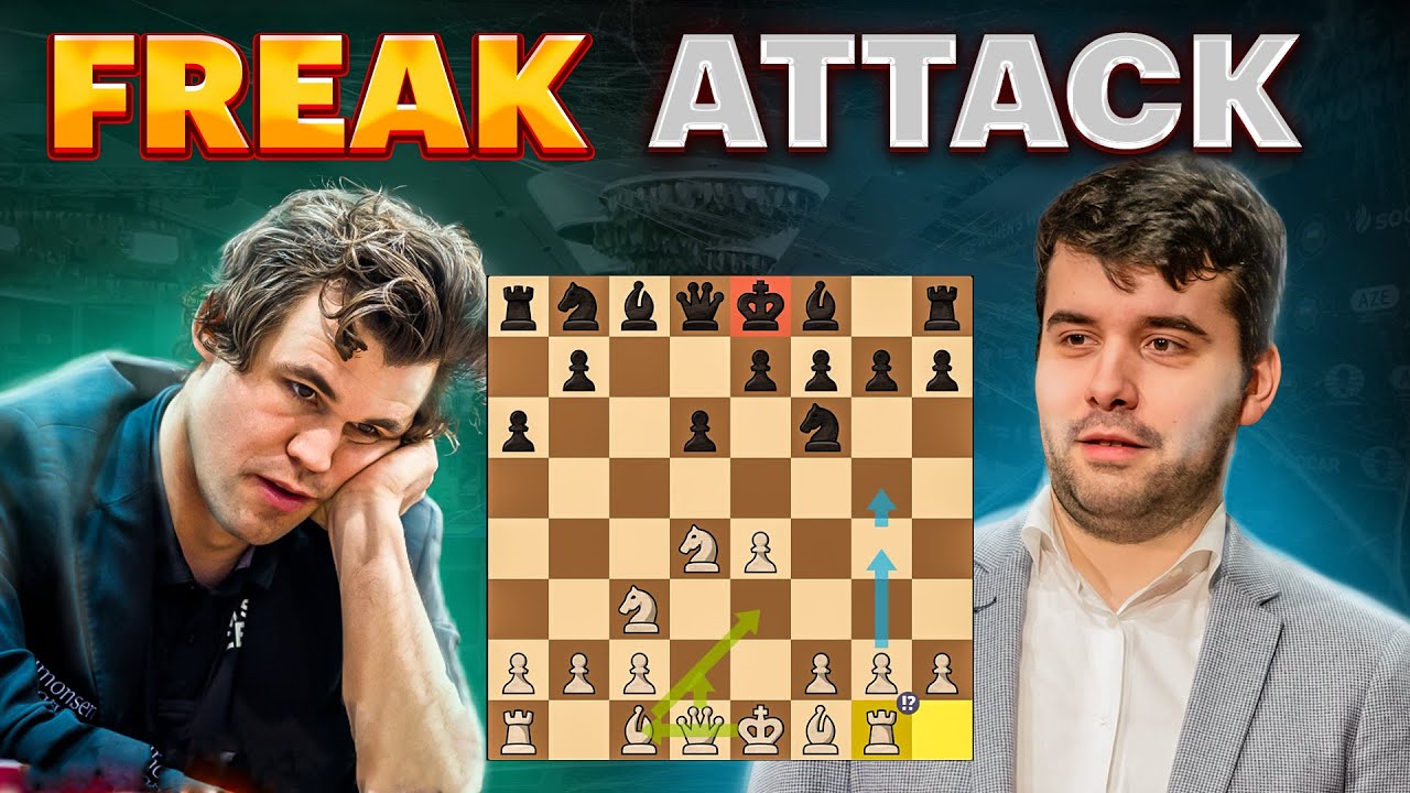 AMAZING ATTACK!! Ian Nepomniachtchi vs Magnus Carlsen