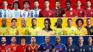 OLD-NEW Brazil VS OLD-NEW Argentina & Portugal VS OLD-NEW France & Spain🔥 ULTRA Ultimate VS💪👍