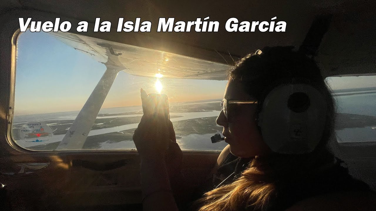 VUELO a la Isla Martín García con mi NOVIA 🏝️❤️✈️
