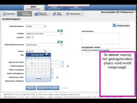 SWIS Suite Gedragsincidenten instructievideo