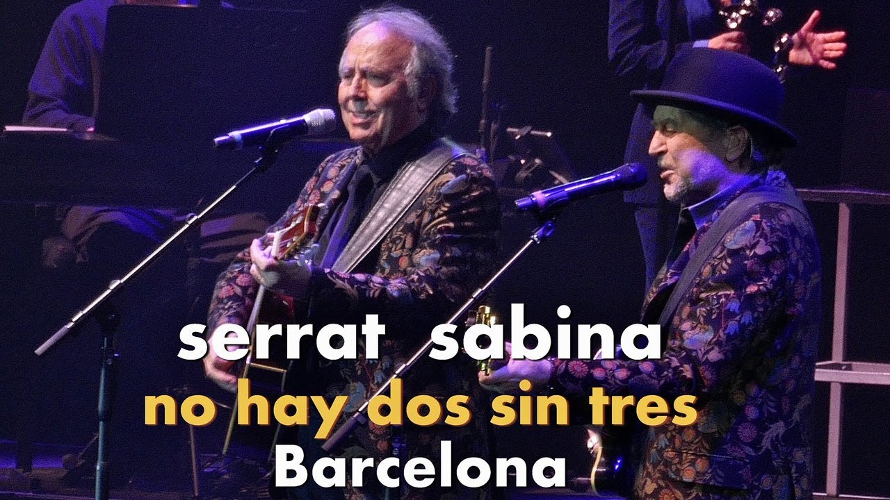 SERRAT y SABINA , Aves de Paso , Palau Sant Jordi de Barcelona 2020