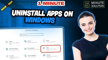 How to uninstall apps on windows 10 [2024] (Quick & Easy)