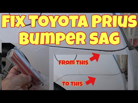 Easily Fix Your Toyota Prius Sagging Bumper & Body Panels