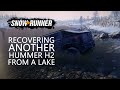 SnowRunner #22 - Recovering ANOTHER Hummer H2 From A Lake - Xbox One