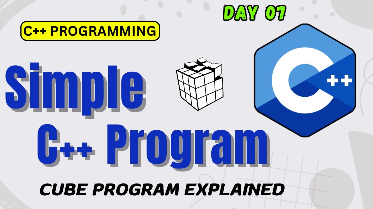 C++ Program to Find Cube of a Number || CodeXMath - YouTube