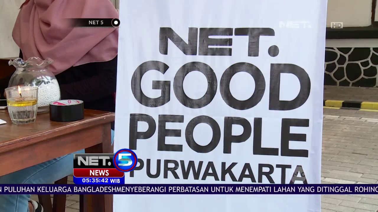 Puluhan Orang Ikuti Acara NET  Good People - NET 5