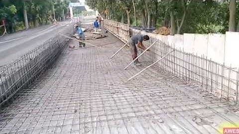 Kỹ thuật thi công đường giao thông bê tông cộng hưởng lực tải trọng nặng