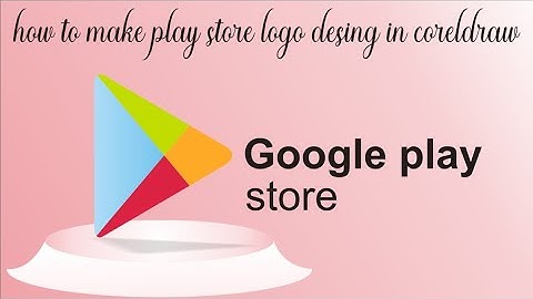 how to make Google play store logo in Coreldraw| #trending