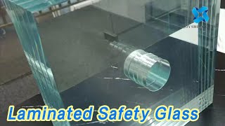 Flat / Curved Laminated Safety Glass Sheets Double Glazing Toughened
