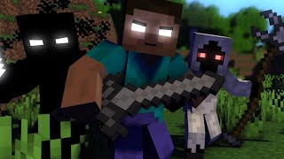 Herobrine Vs Null and Entity 303 [Minecraft Animation]