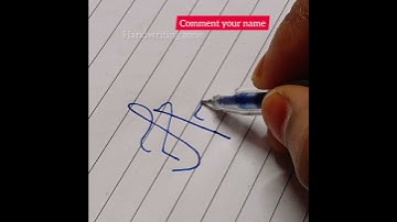 How to write AZRA in cursive writing | writing kaese sudhare #trending #ytshorts @FukraInsaanlive ‎