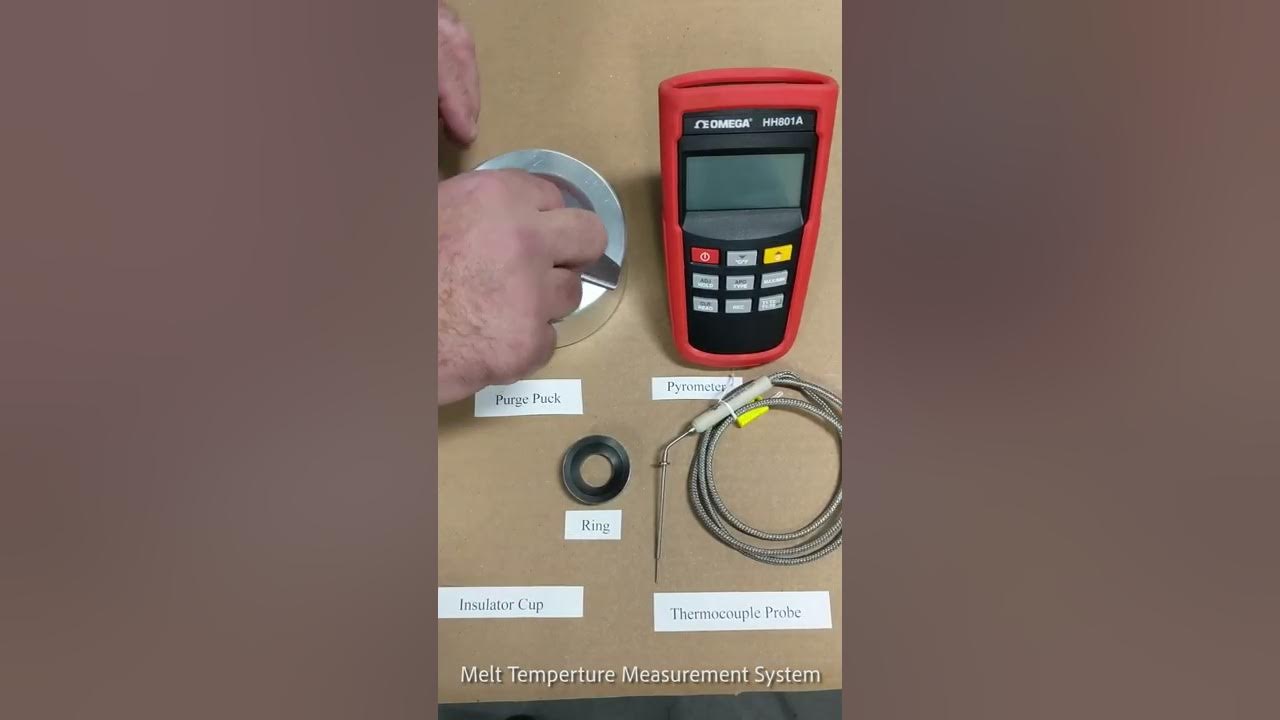 Melt Temperature Measurement System MTMS Demo YouTube