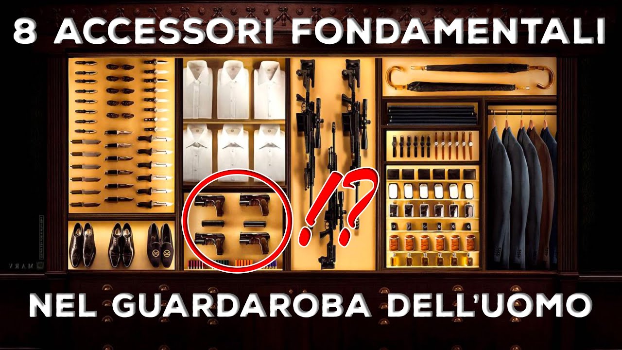 8 accessori FONDAMENTALI per il guardaroba dell'UOMO