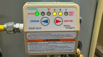 Gas Water Heater Error Code Fix for Vacation, A,B. White Rodgers Intelli-vent