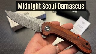 Midnight Scout 3.35" Damascus EDC
