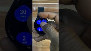 Timer app on Galaxy Watch 6 Classic (set multiple timers)