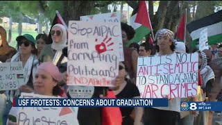 Recent USF protests leave some worried graduation ceremonies could be disrupted
