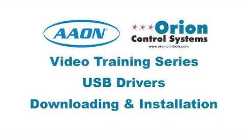 WattMaster USB Driver Downloading & Installation