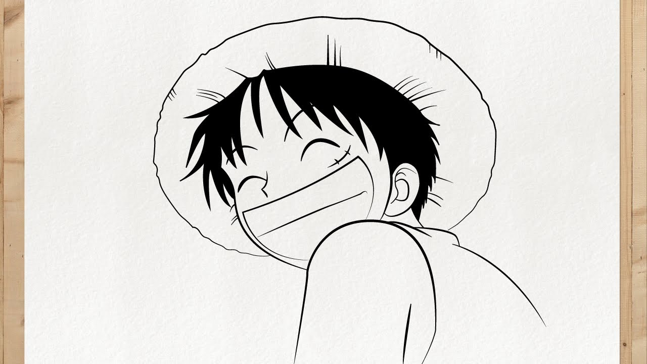 COMO DESENHAR LUFFY DE ONE PIECE - KAWAII - FÁCIL