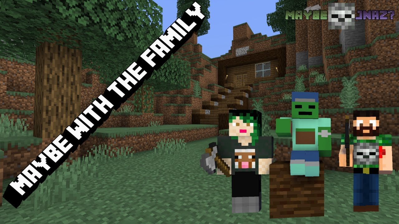 How to build your first survival house? Minecraft 1.11 | Maybe with the Family Let's Play | Ep. 01