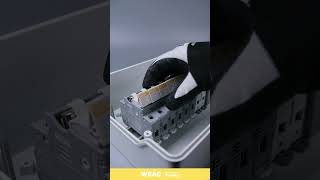 Clean and Fast PV Combiner Box Installation with Fuse Switch.