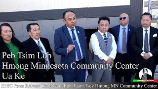 H18C Press Release Txog Nqua Hu Sib Pab Yuav Lub Tuam Tsev Hmong Minnesota Community Center