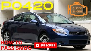 P0420 Toyota Scion TC Catalytic Converter diagnose and replace