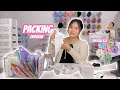 Packing vlog levia scrunchie special 33  real time packing order  asmr 