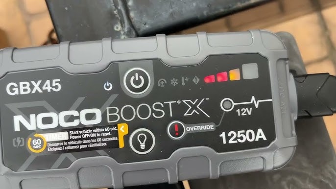 NOCO Boost X GBX45, 1250A 12V Portatile Avviatore Batteria Auto,  Professionale Batteria Booster e Emergenza Cavi di Avviamento per Motori a  Benzina Fino a 6.5 Litri e Diesel Fino a 3.0 Litri