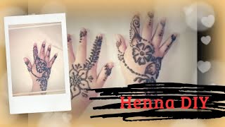 نقش حناء بنات صغار سهل للمبتدئات #عيد #الفطر #2020 || Henna Tutorial: simple henna for Kids