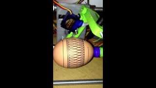First plot of self-printed Eggbot
