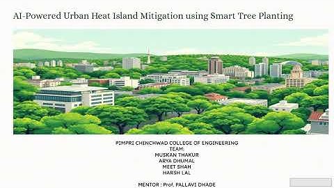 AI-Powered Urban Heat Island Mitigation using Smart Tree Planting BY TEAM ECOSPHERE