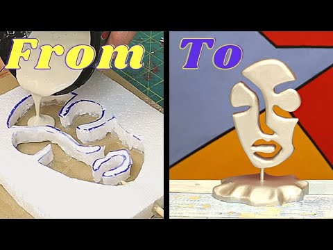 Easy Cement Casting -  How to Make a Unique Sculpture