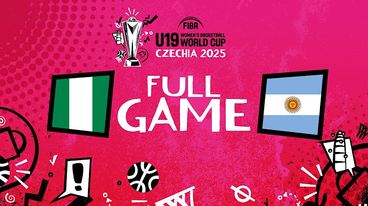 LIVE - Nigeria v Argentina | FIBA U19 Women's Basketball World Cup 2025 | Class 9-16