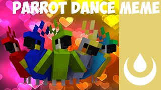 Wholesome Parrots Dancing | Minecraft Short Animation
