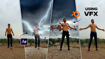 I Create Cloth Burning VFX Video Using Blender And After Effects