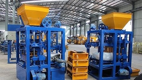 HENRY QT4-24 semi-automatic concrete block making machine for hollow, hourdis and pavers