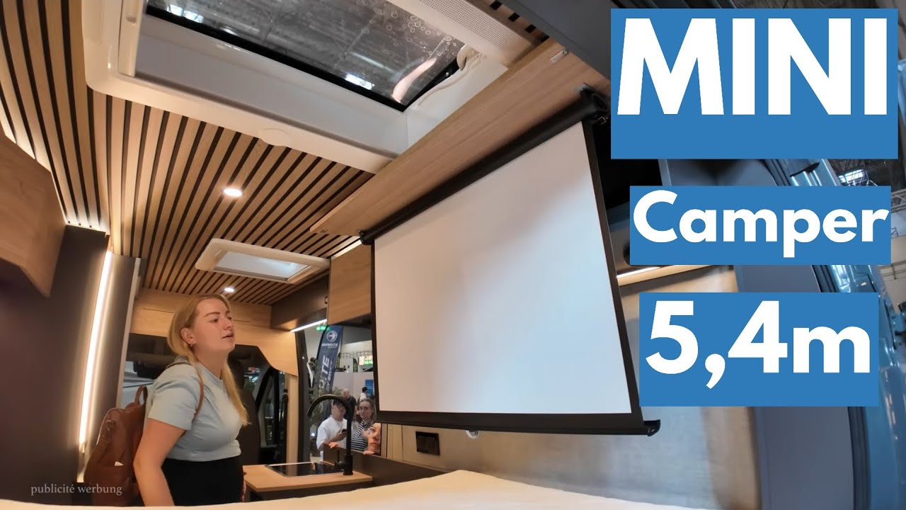 5m CAMPERVAN der SUPERLATIVE Nomade Nation NEO 5,40m Wohnmobil mit Dusche Badezimmer Face to Face