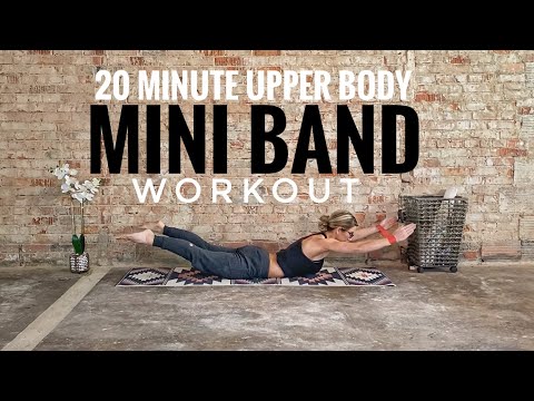 20 Minute Challenging Upper Body Mini Band Workout | Delts