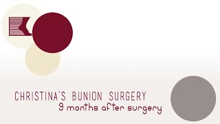 Christina's Bunion Surgery Experience - 9 Months After Surgery screenshot 3