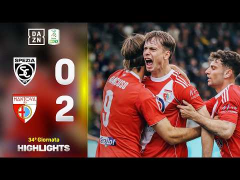 Le prodezze di BRAGANTINI e BUSO travolgono lo SPEZIA: Spezia-Mantova 0-2 | Serie BKT | DAZN