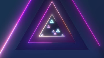Pulsating Neon Shapes Visualizer | How to Create a Music Visualization Template