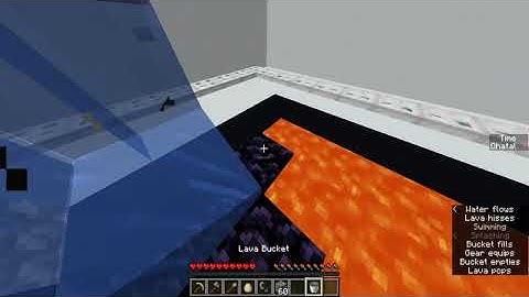 Minecraft fast lava pool portal in 7.70s