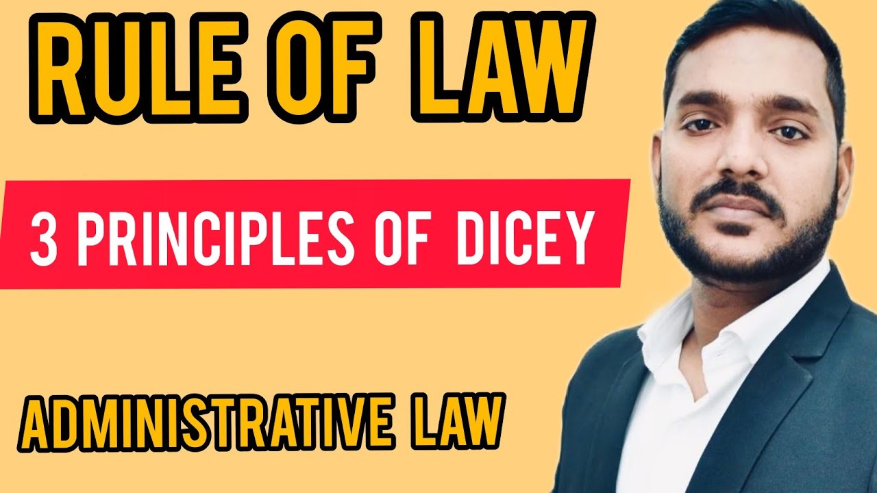 dicey's thesis on rule of law