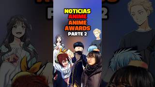 Los ANIMES AWARDS y sus ganadores en cada categoria #anime #animeromance #2026