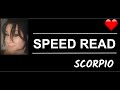 Speed read  scorpio