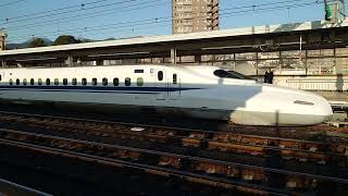小田原駅に到着する東海道新幹線N700系 G48編成(N700A)