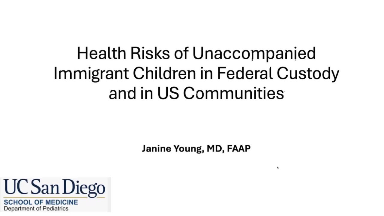 AJPH Video Abstract: Health Risks of Unaccompanied Immigrant Children ...